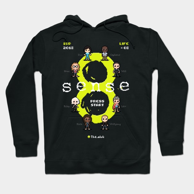 Sense8-bit Hoodie by The_Oluk